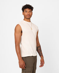 XXIII Waffle Muscle Singlet White