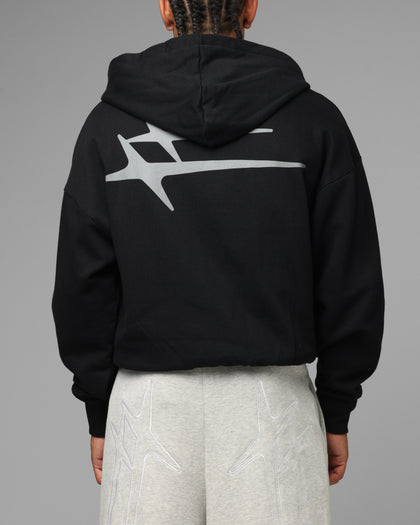 Loiter Hybrid Premium Hoodie Black