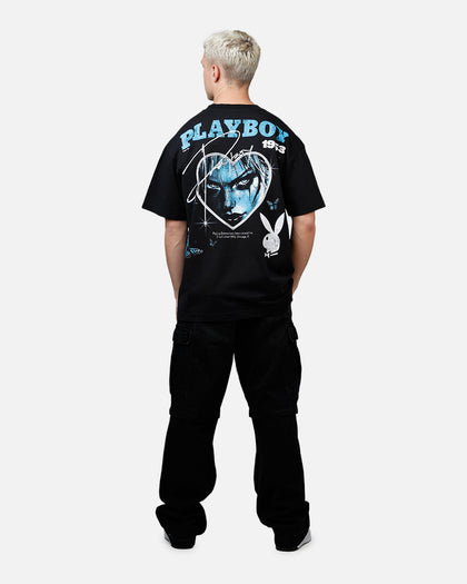 Playboy Heart T-Shirt Black