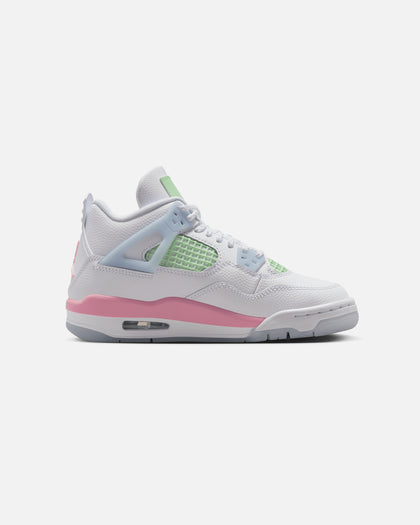 Jordan Kids' Air Jordan 4 Retro (GS) White/Medium Soft Pink