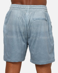 Saint Morta Dead Wash Mesh Shorts Denim Blue