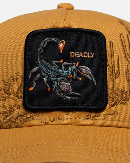 Goorin Bros Badlands Scorpion Snapback Amber