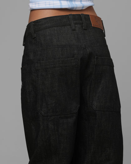 Loiter Star Born Selvedge Denim Jeans Black