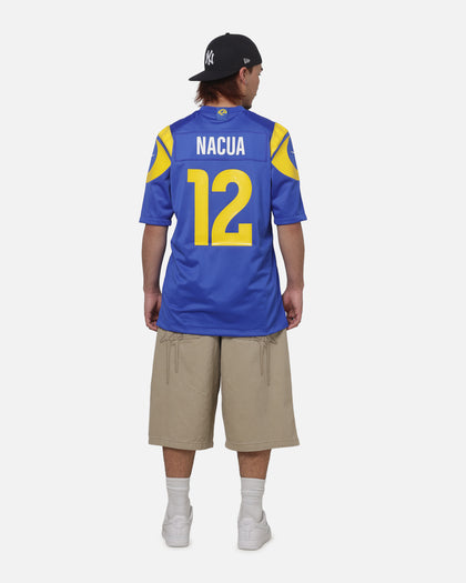 Nike Los Angeles Rams Puka Nacua #12 Home Game NFL Jersey Official Team Colours