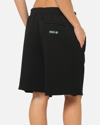 Bleacher Athletic Cronulla-Sutherland Sharks NRL 1908 Track Shorts Black