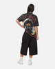 73Studio X Lord Of The Rings Sauron All Over Print T-Shirt Black Acidwash