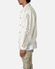 MNML Skeleton Varsity Jacket Cream