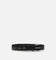 Saint Morta Crossfire Leather Belt Black