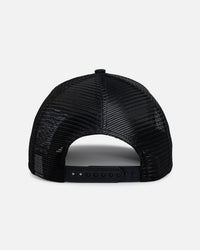 New Era Chicago Bulls 'Rose Visor' 9FORTY A-Frame Trucker Snapback Black/Rose