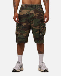MNML Ultra Baggy Ruff Pocket Camo Shorts Hunter Camo