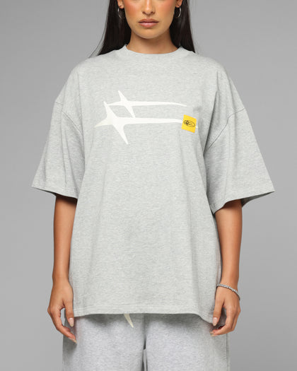 Loiter Hybrid Premium T-Shirt Grey Marle