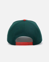 New Era Yucatan Leones "Liga Mexicana De Beisbol" 9FORTY Snapback Green/Orange