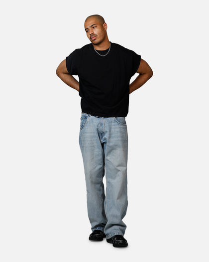 MNML Washed Boxy Tank Top Shirt Washed Black