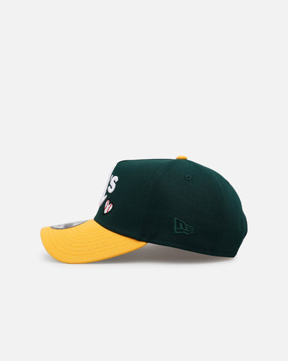 New Era Oakland Athletics 'Baseball Hearts' 9FORTY A-Frame Snapback Official Team Color