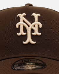 New Era New York Mets 'Stay Classy' 9FORTY A-Frame Snapback Walnut