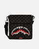 Sprayground Dripping Sharks Messenger Sling Bag Multi