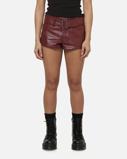 Ed Hardy Women's Desert Mini Shorts Red