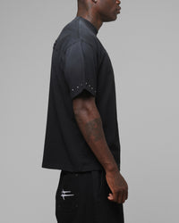 Loiter Rodeo Applique T-Shirt Black
