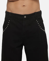 Ed Hardy Chrome Cowboy Jeans Black