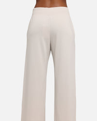 Nike Women's Sportswear Phoenix Fleece High Waisted Wide Leg Sweat Pants Lt Orewood Brown/Sail