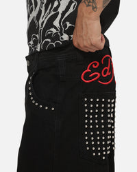 Ed Hardy Chrome Cowboy Jeans Black