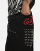 Ed Hardy Chrome Cowboy Jeans Black