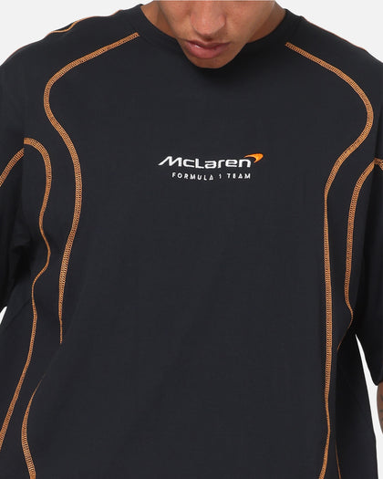 Mitchell & Ness X Mclaren Panel T-Shirt Black/Papaya