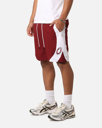Carre C-Star Warm Up Shorts Maroon/White