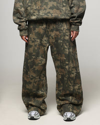 American Thrift Wide Leg Pants Camo