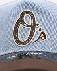Pro Standard Baltimore Orioles 'Denim Suede' Pro Pinch Strapback Denim