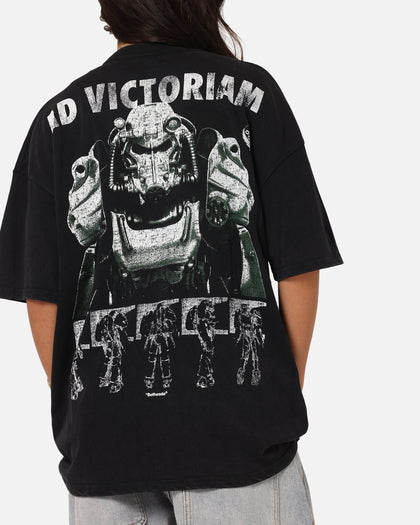 73Studio X Fallout '15 Fallout 4 Vintage T-Shirt Black Acidwash