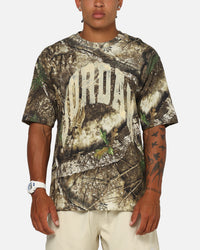 Jordan Brooklyn Real Tree All Over Print Crewneck T-Shirt Sail/Sail