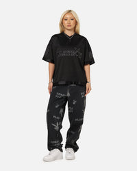 Playboy Mess Denim Jeans Washed Black