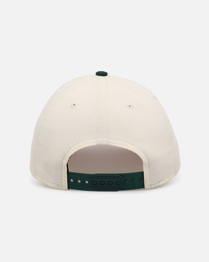 New Era Oakland Athletics 'Pink Satin Hearts Green' 9FORTY A-Frame Snapback Chrome/Dark Green