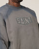 Saint Morta Faded Motor Crewneck Charcoal