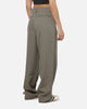Carre Heritage Pleated Pants Sage Pinstripe