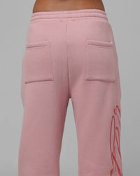 Loiter Women's In Script Sweat Pants Orchid Pink