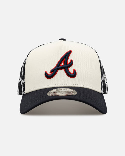 New Era Atlanta Braves 'Fourth Of July' 9FORTY A-Frame Snapback Chrome/Navy