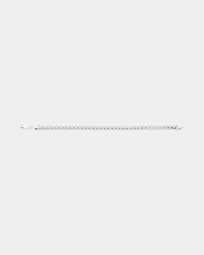 House Of Auric 7mm Cuban Bracelet Sterling Silver
