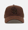 New Era San Diego Padres 'Waxed Canvas QS' 59FORTY A-Frame Fitted Brown
