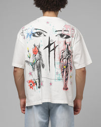 Loiter Hand Drawn T-Shirt Off White