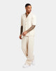 XXIII Terry Knit Button Up Shirt Tan