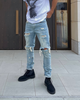 Saint Morta Destroyer Distressed Jeans Vintage Blue