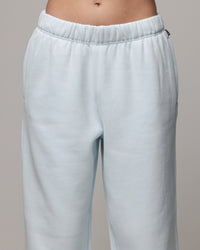 American Thrift Women's Straight Leg Trackpants Light Blue