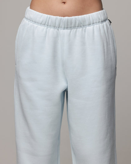 American Thrift Women's Straight Leg Trackpants Light Blue