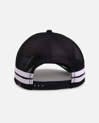 New Era Philadelphia Eagles 'Stripe' 9FORTY A-Frame Trucker Snapback Black/White