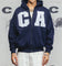 Carre Legacy Panelled Zip Hoodie Navy