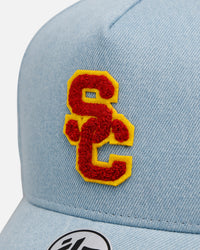 47 Brand USC Trojans 'Denim Chenille' 47 Offside Snapback Denim