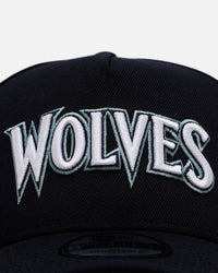 New Era Minnesota Timberwolves 'Midnight Navy' 9FORTY A-Frame Snapback Midnight Navy