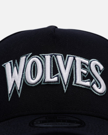 New Era Minnesota Timberwolves 'Midnight Navy' 9FORTY A-Frame Snapback Midnight Navy